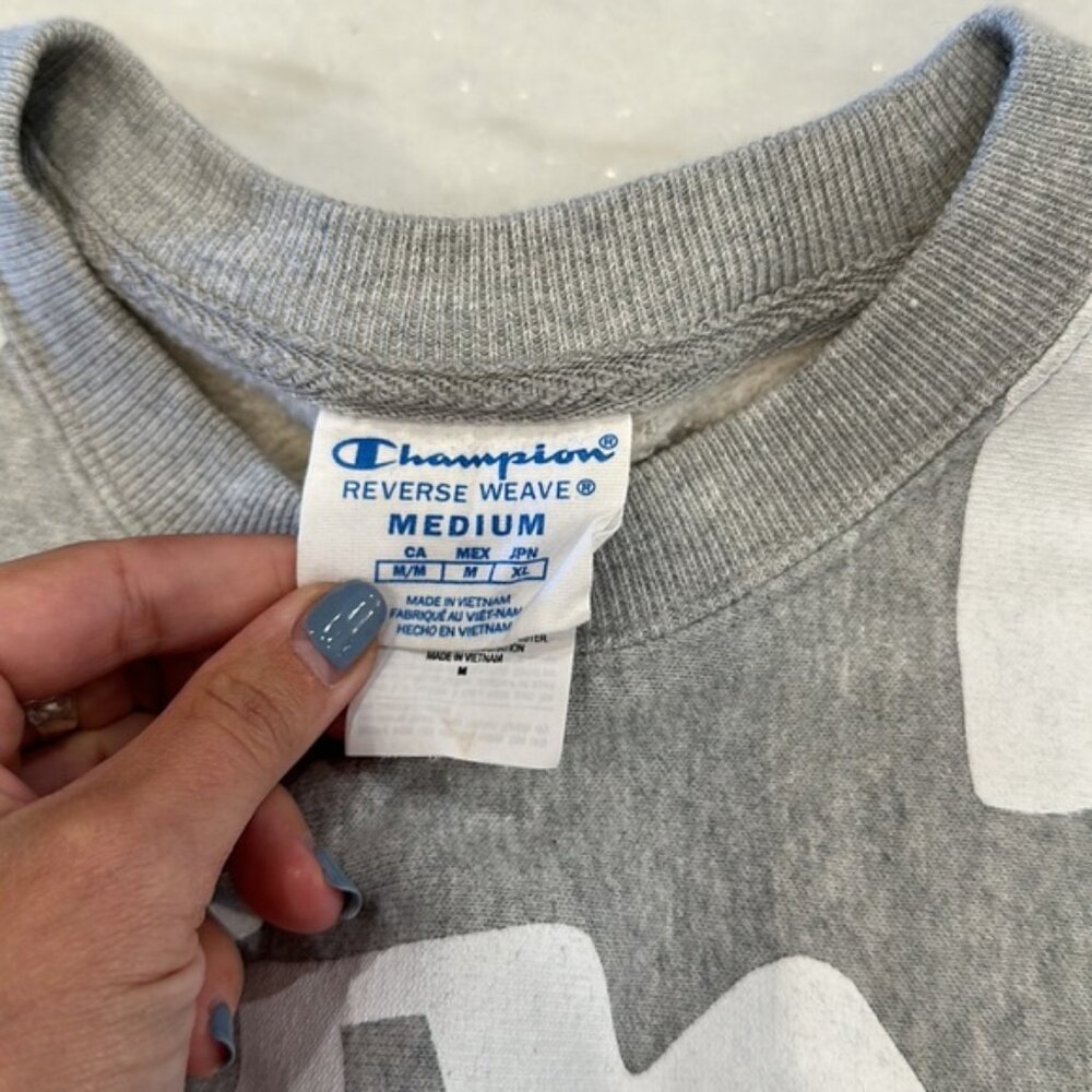 Champion Reverse Weave All Over Pattern Pullover - image 5